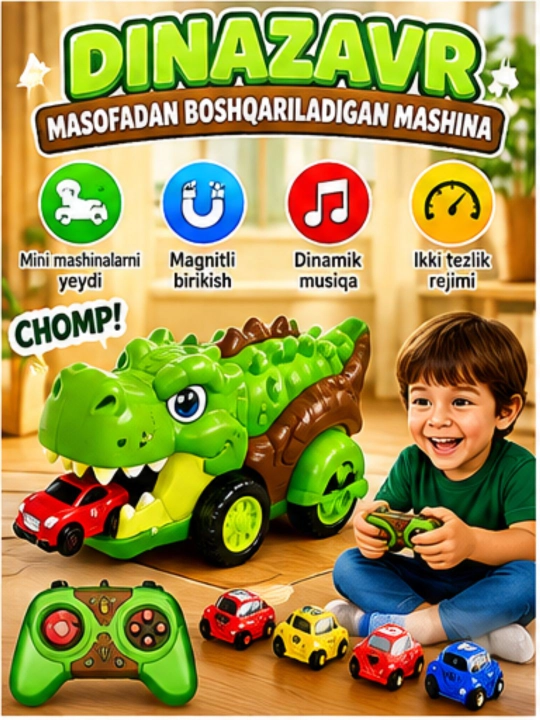 Magnitli ilon, RC ilon o‘yinchoq, masofadan boshqariladigan ilon, magnitli o‘yinchoq