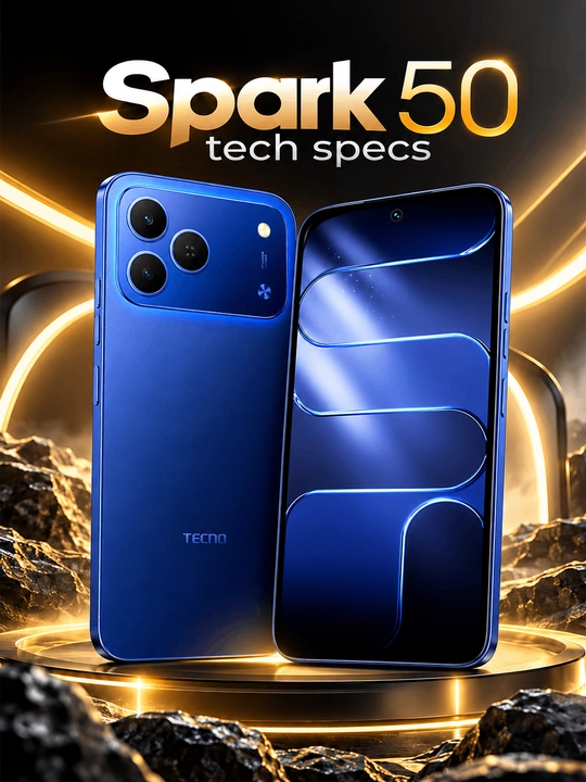 TECNO SPARK 50 — 6.78" 120Hz Katta IPS LCD Ekran - 