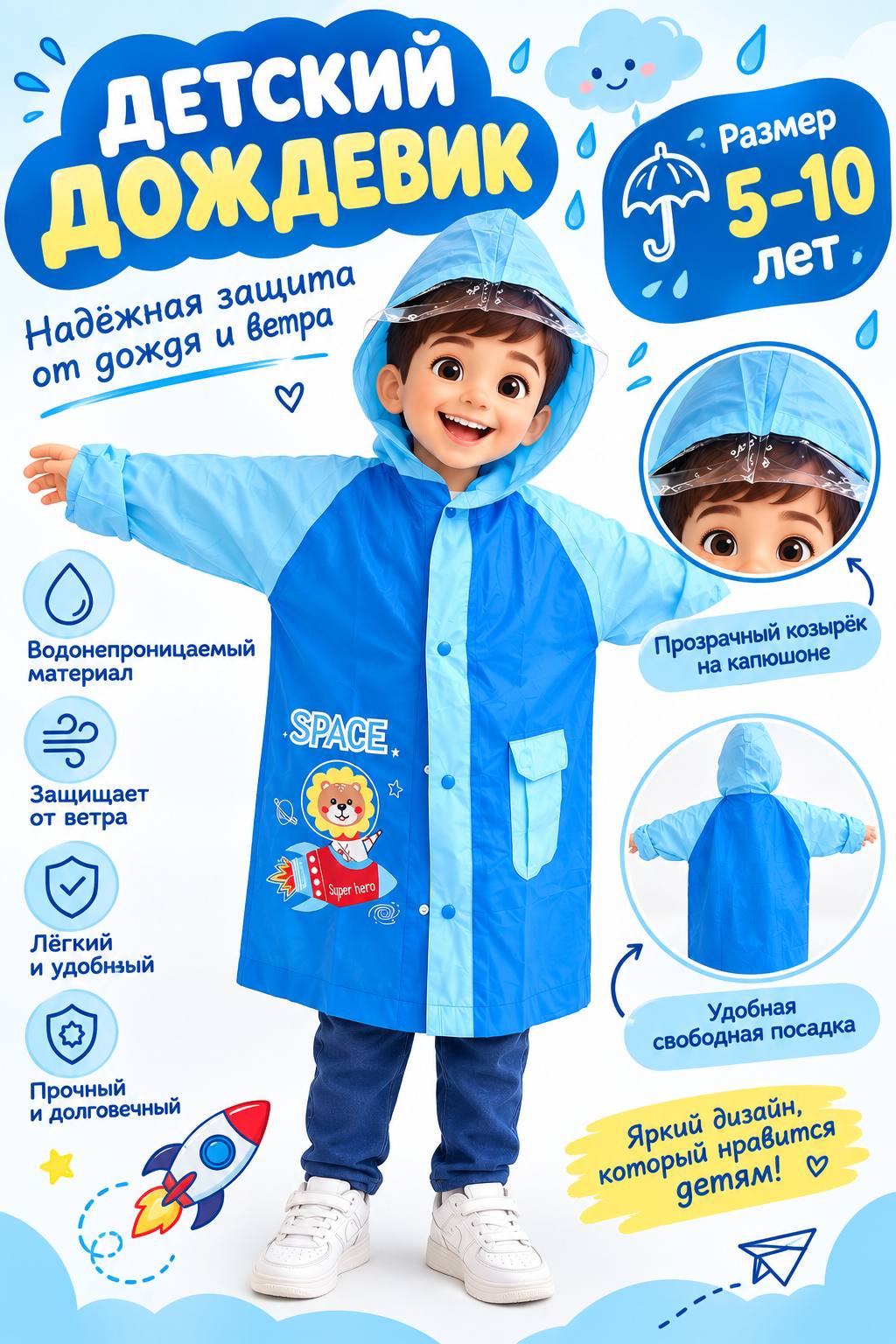 Голубой