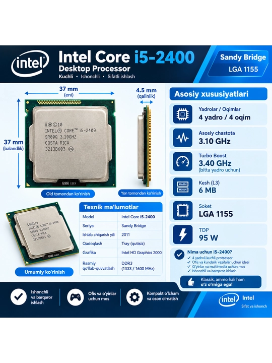 Процессор Intel Core i5 2400