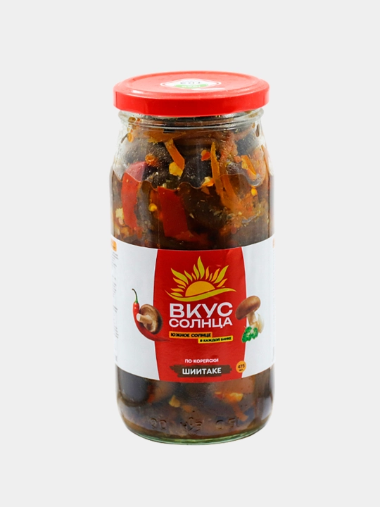 "Quyosh ta’mi" Shiitake qo‘ziqorinlari, 475 ml - 