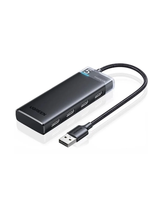 UGREEN 4 portli USB-A Hub 4xUSB-A 3.2 5Gbit/s CM653 15548
