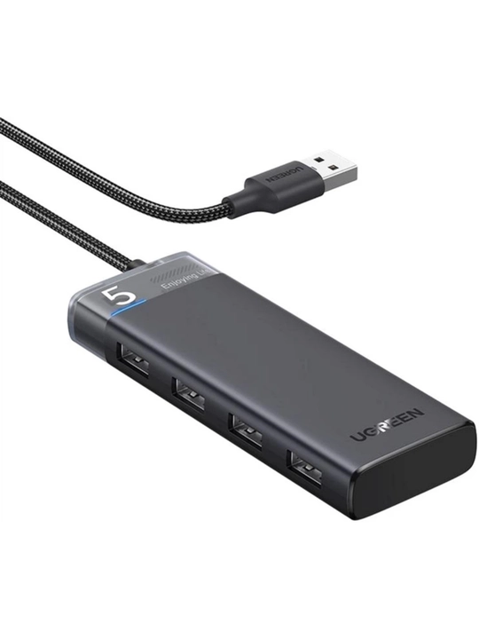UGREEN 4 portli USB-A Hub 4xUSB-A 3.2 5Gbit/s CM653 15548