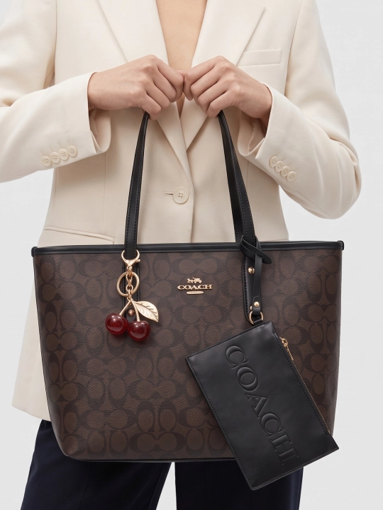 Женская сумка, сумка COACH, коробка и документы в комплекте