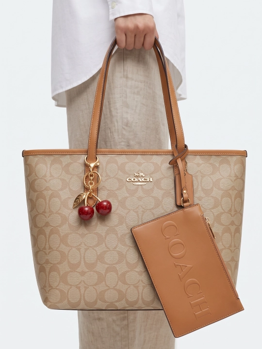 Женская сумка, сумка COACH, коробка и документы в комплекте