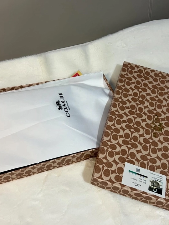 Женская сумка, сумка COACH, коробка и документы в комплекте