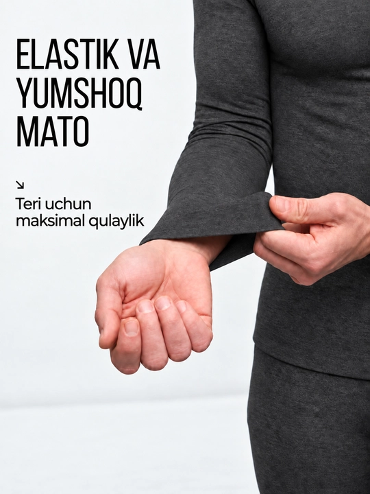 Мужское термобелье комплект, теплый термокомплект для зимы, спорта и активного отдыха