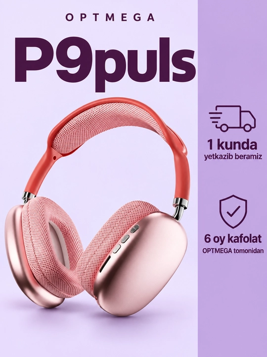Беспроводные наушники Bluetooth P9 с микрофоном, полноразмерные - 