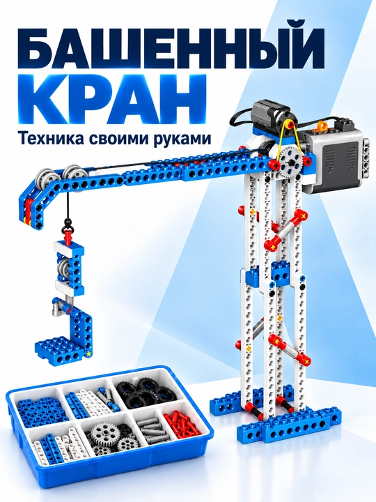 Электронный STEM-конструктор по робототехнике, 396 деталей, мотор, 9 моделей
