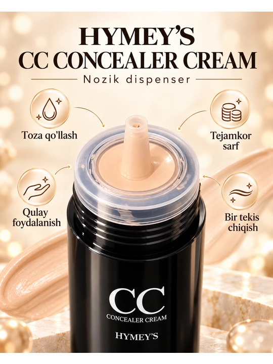 CC Concealer Cream — лёгкий тональный и маскирующий крем для лица