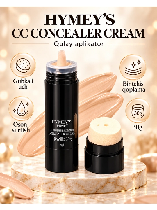 CC Concealer Cream — лёгкий тональный и маскирующий крем для лица