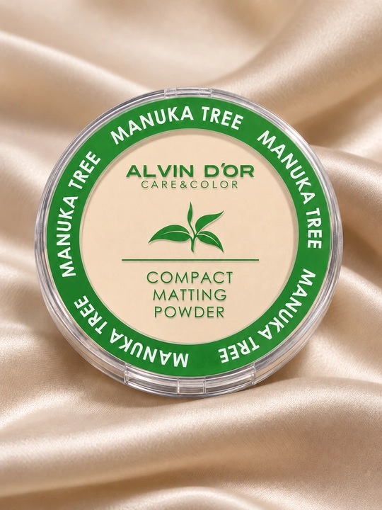 Alvin D’or PD-10 Manuka Tree matlashtiruvchi kompakt upa, 10 g