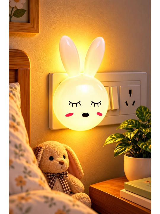 LED tungi chiroq, yorug‘lik sensori bilan, uy shaklidagi dekorativ lampa - 