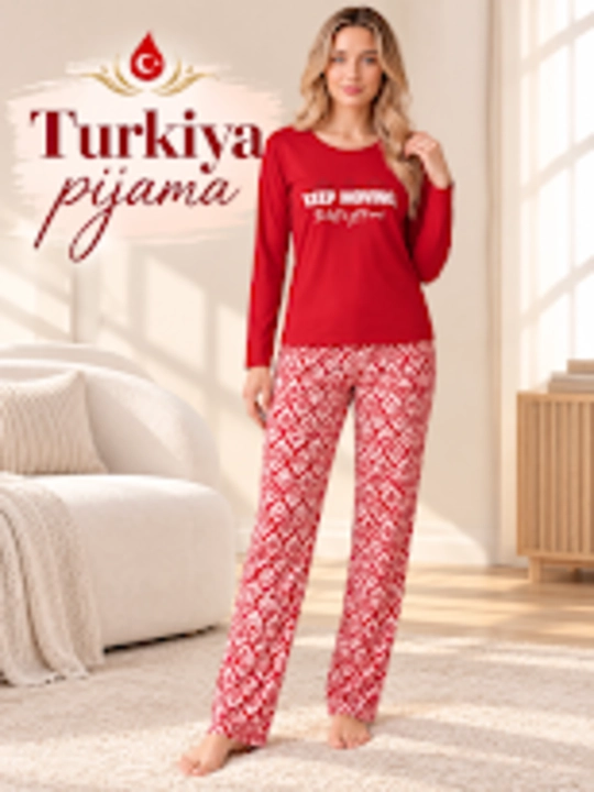 Пижама женская, Турция, хлопок, для дома, M-2XL