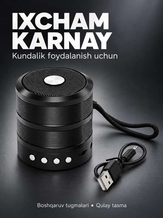 WS-887 ko‘chma karnay, mini karnay - 
