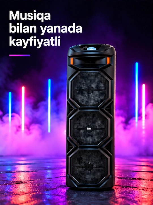 Bluetooth ZQS 8301-katta musiqa karnayi, simsiz mikrofon