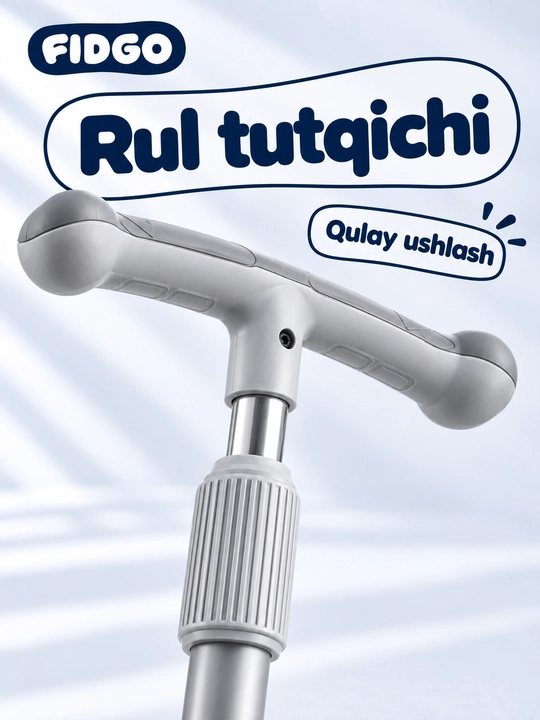 FIDGO bolalar samokati, Bluetooth va buklanadigan rul bilan