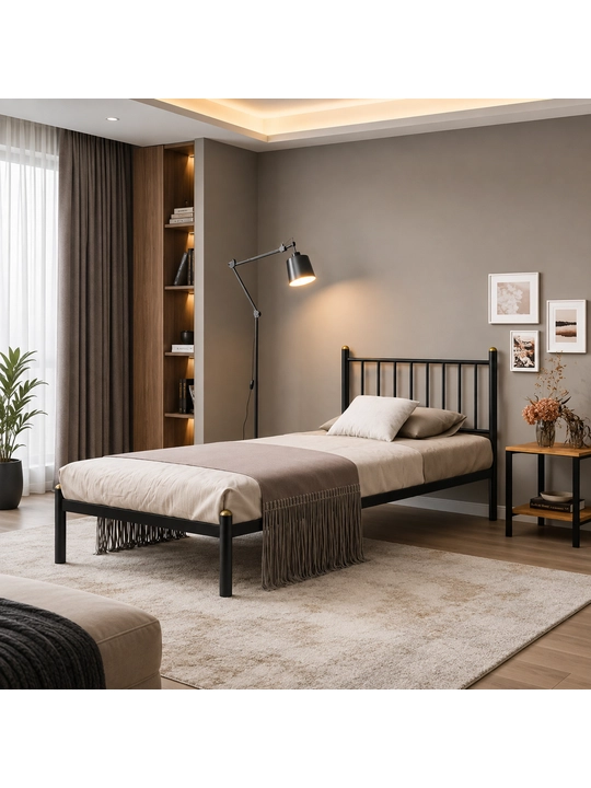 KORONA loft uslubidagi bir kishilik va ikki kishilik karavot - 