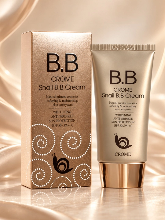 CROME Snail B.B Cream — salyangoz shilliq moddasi bilan BB-krem SPF 50+