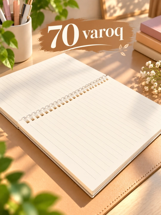 A5 katakli daftarlar, 60, 72, 80, 100 varaq, 145 mm * 210 mm, erkaklar va ayollar uchun