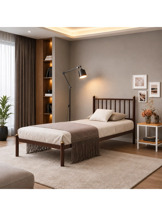 KORONA loft uslubidagi bir kishilik va ikki kishilik karavot - 
