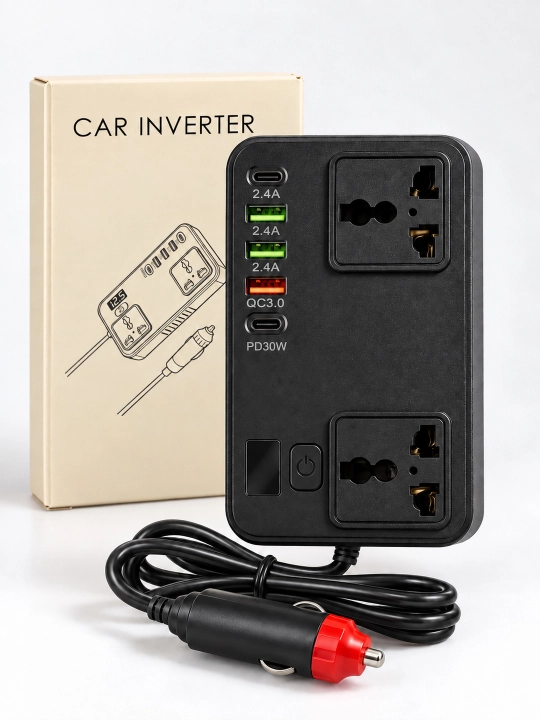 Invertor. avto aksessuarlar. 12/24V. avto invertor. Zaryadka. avtozaryadka