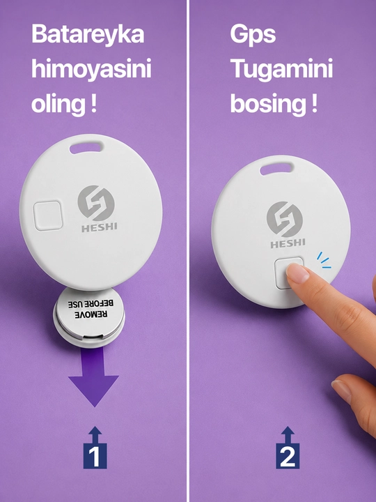 Smart Tag — Bluetooth GPS трекер для поиска вещей, ключей, сумок, багажа и питомцев