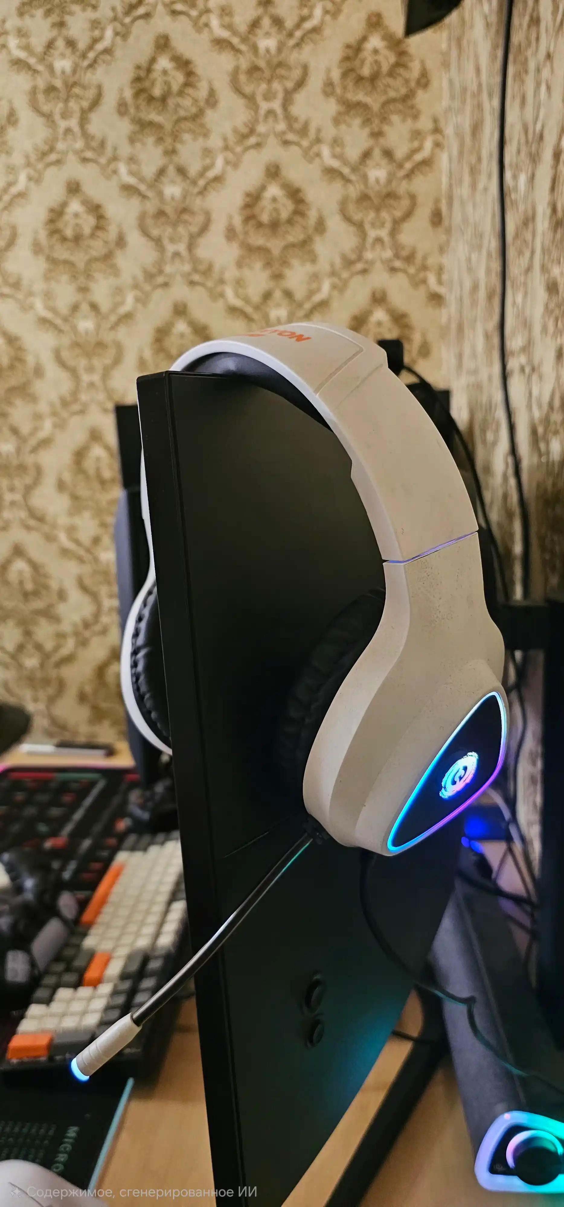 Gaming simli quloqchin CANYON Shadder GH 6,  RGB yoritgich bilan