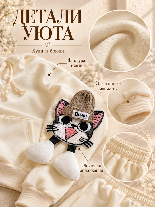 Одежда для девочек, двойка, детская одежда