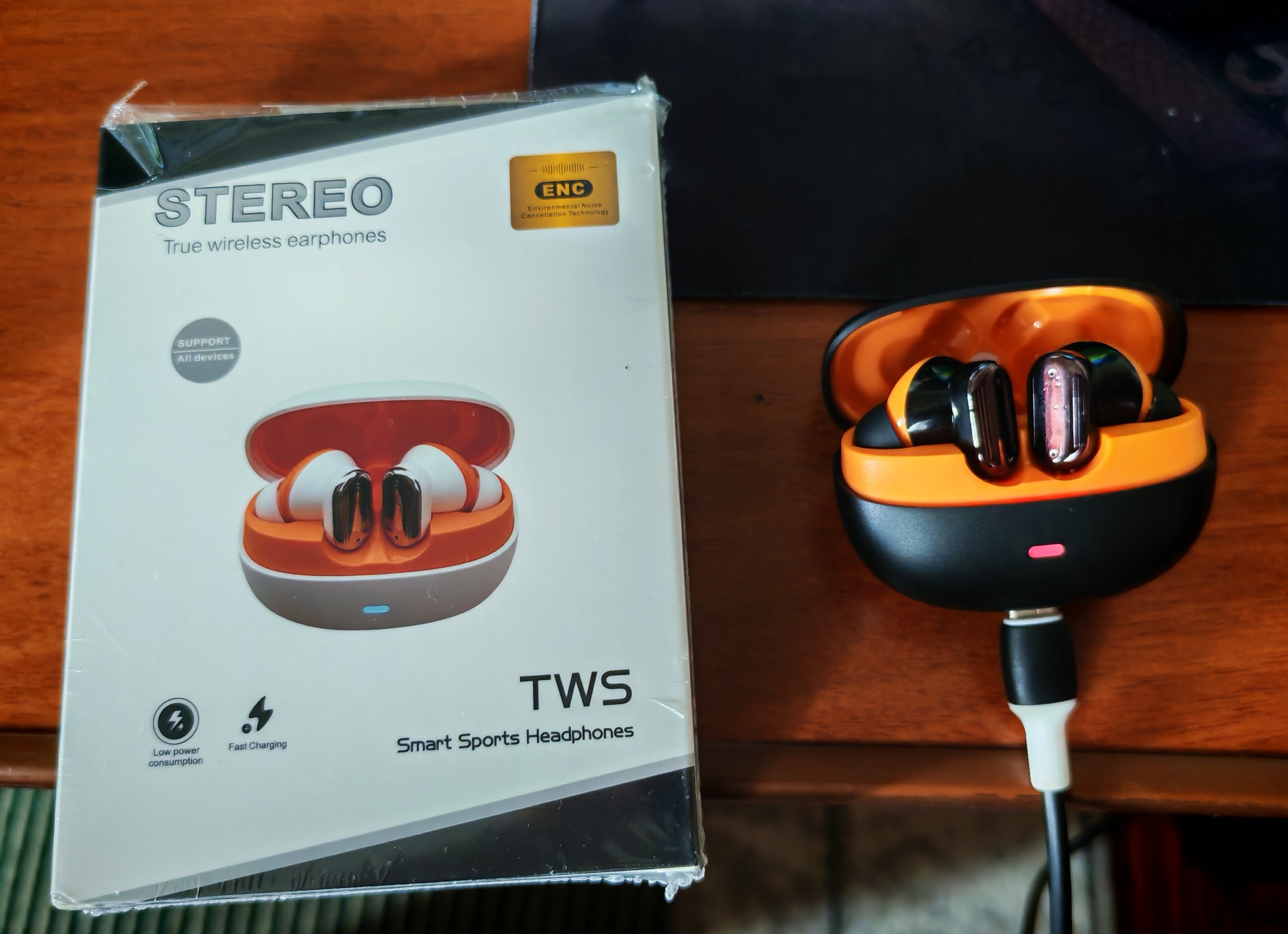 TWS simsiz Bluetooth quloqchin, Bluetooth 5.3, IPX5, 4 xil rang