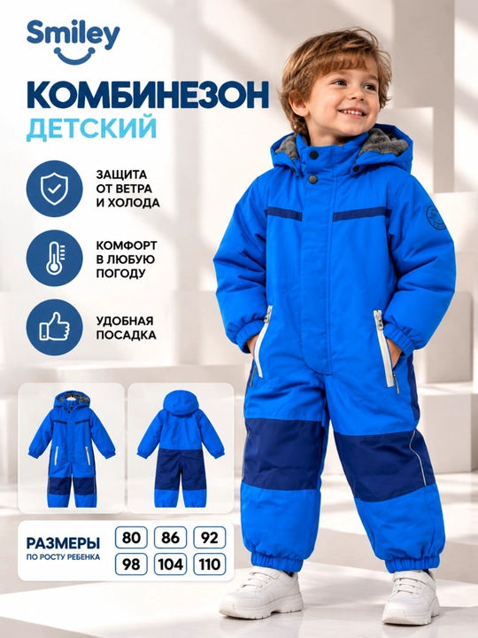 Smiley bolalar kombinezoni - 