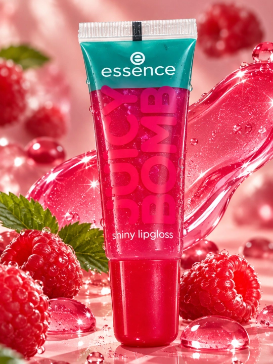Сияющий блеск для губ-Essence Juicy Bomb Shiny Lipgloss