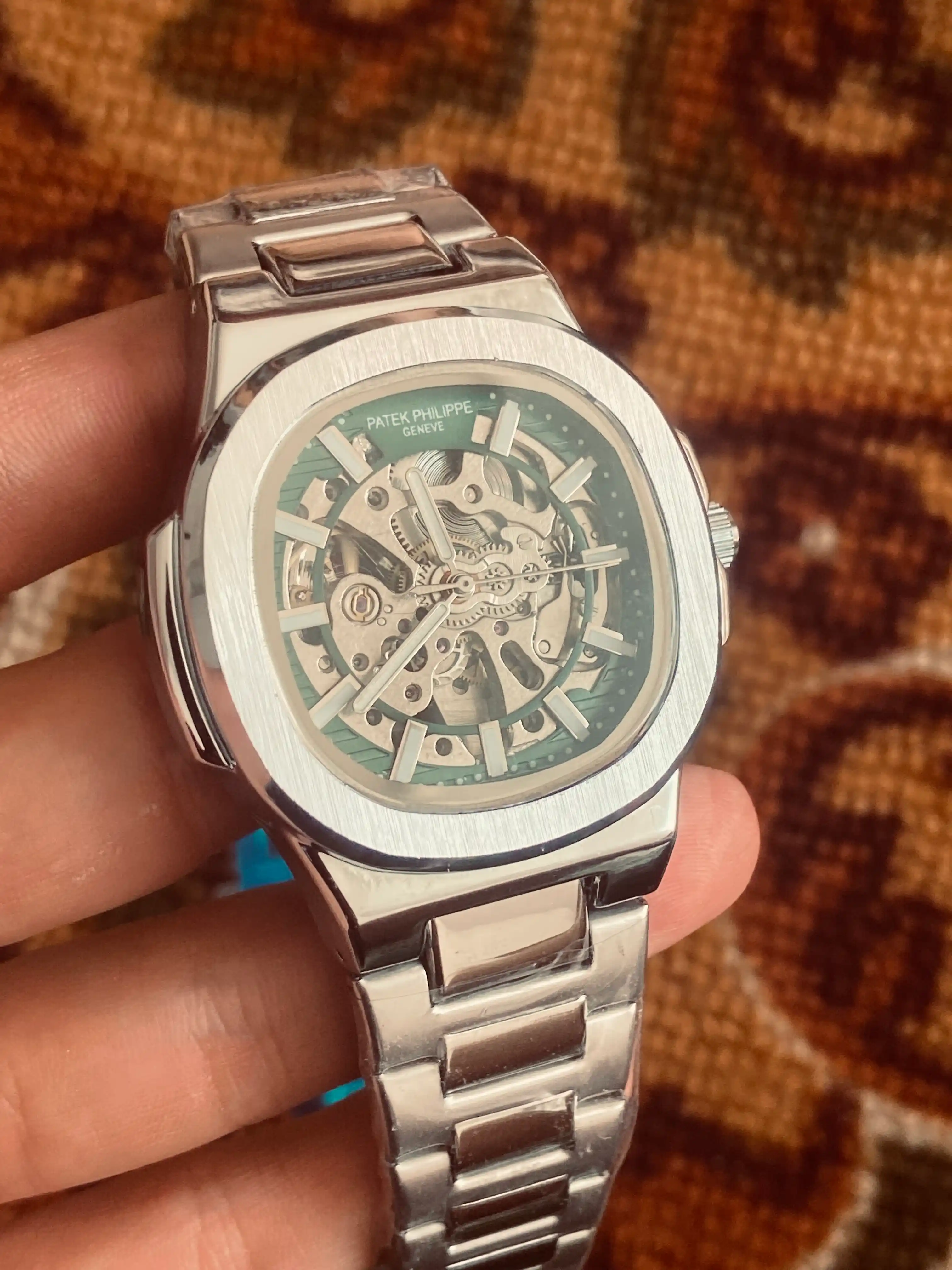 Erkaklar qo'l soati Patek Philippe mexanik, har qanday uslub uchun mos keluvchi dizayn