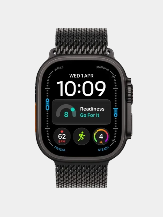 Aqlli soat Apple Watch Ultra 4, 49 mm, Qora titan, GPS + Cellular, 1 yil kafolat