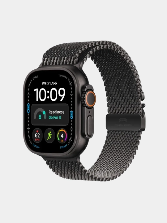 Aqlli soat Apple Watch Ultra 4, 49 mm, Qora titan, GPS + Cellular, 1 yil kafolat