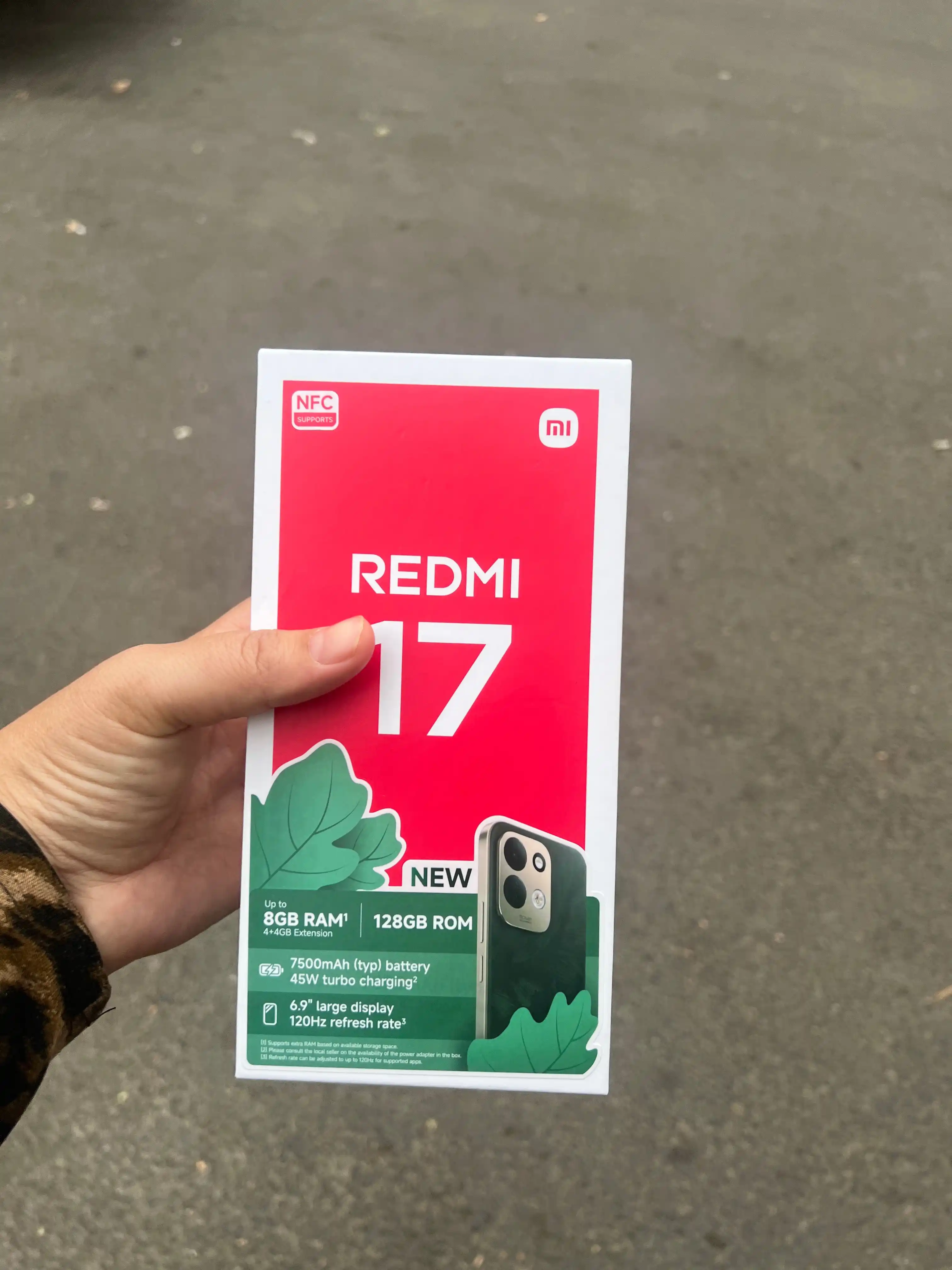 Смартфон Xiaomi Redmi 17, 7500 мАч аккумулятор турбозарядка 45Вт большой 6,9″ дисплей 50МП