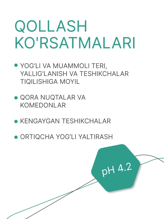 Salicylic 2% Geltek po‘st tashlovchi losyoni