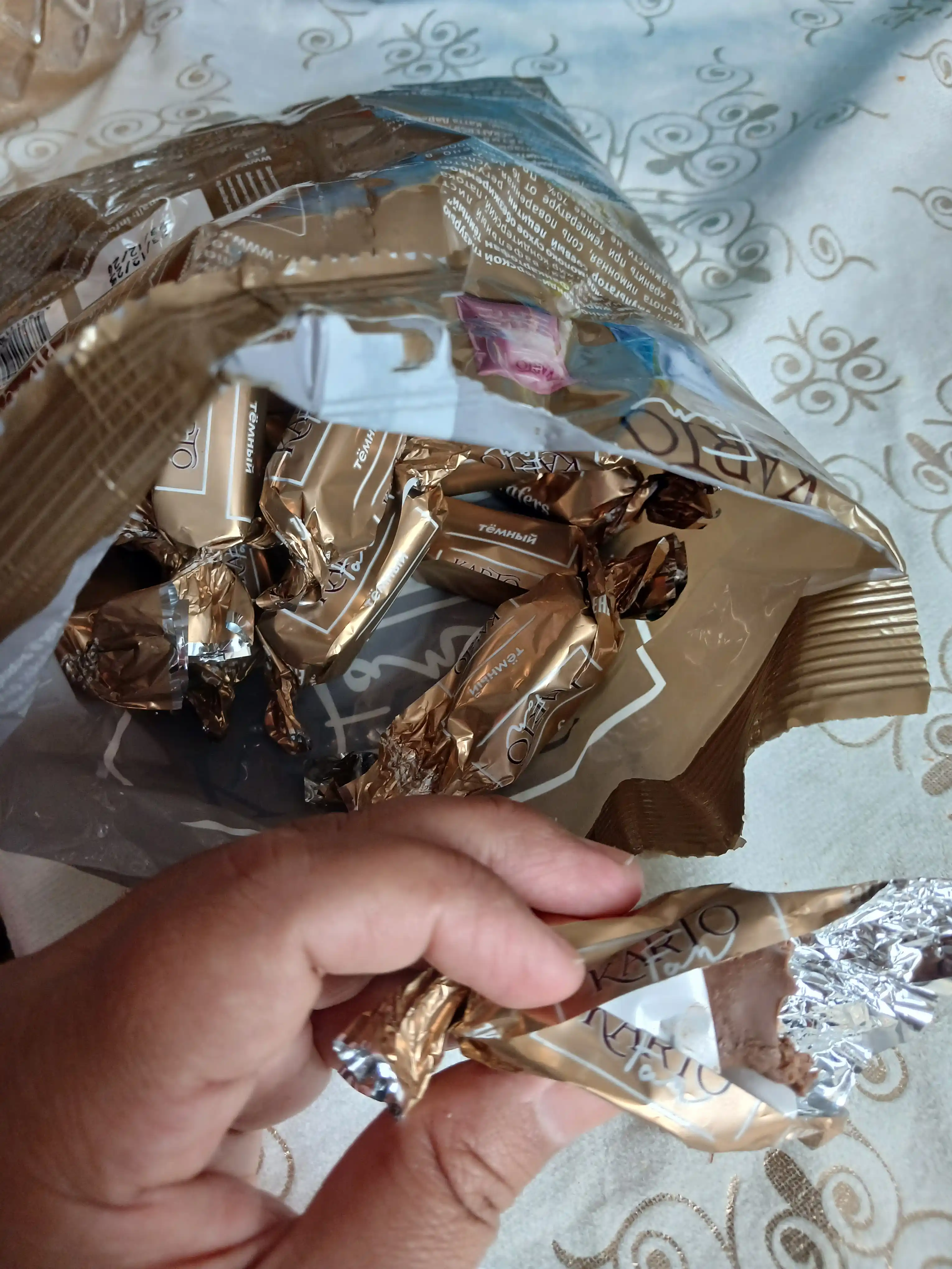 Crafers Fan shokolad ta’mli kartoshka shokolad konfeti (440 gr)