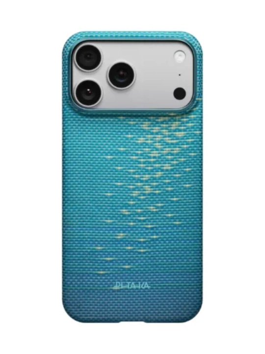 PITAKA Aramid Fiber Chexol iPhone 17/18 uchun, Ultra Slim, MagSafe - 