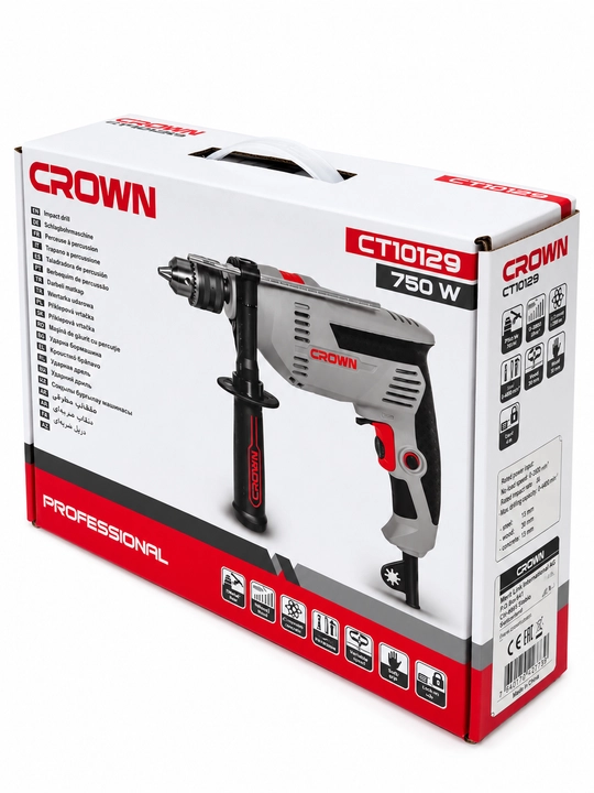 CROWN Professional дрель электрическая CT10128/ CT 10129