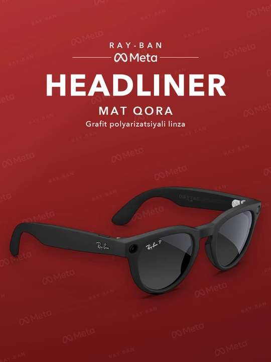 Ray-Ban Meta Gen 2 Headliner — умные очки нового поколения