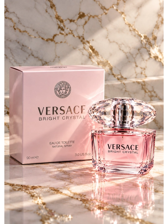 Ayollar uchun Versace Bright Crystal atiri, Xushbo'ylangan suv, 90 ml