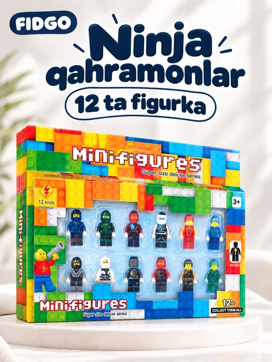 Набор игровых фигурок FIDGO, разные персонажи - 