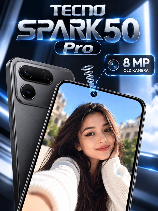 TECNO SPARK 50 Pro — 6,78" IPS LCD 120 Гц