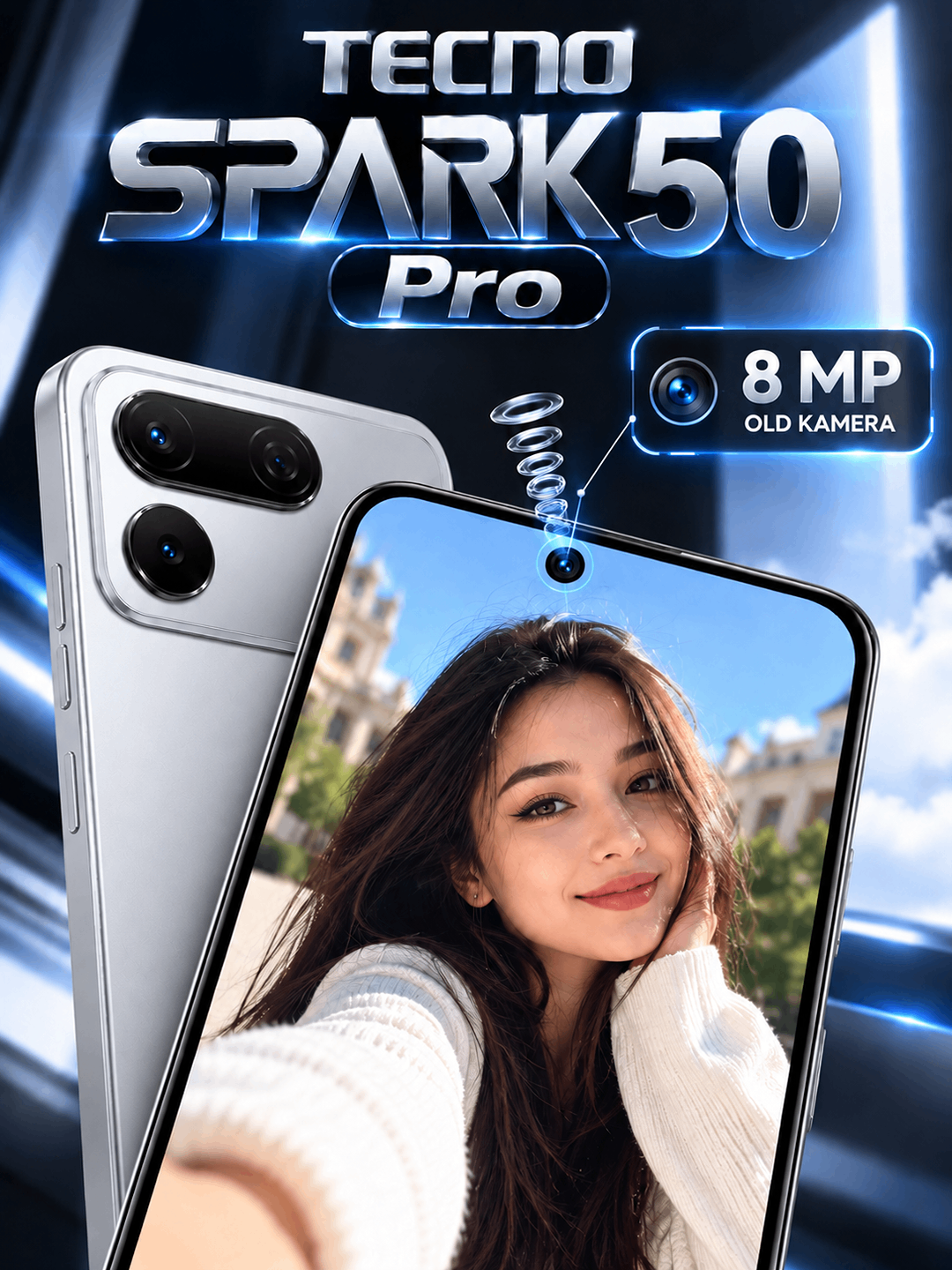 TECNO SPARK 50 Pro — 6,78" IPS LCD 120 Гц