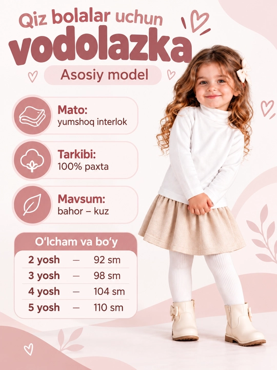 Bolalar uchun vodolazka - 