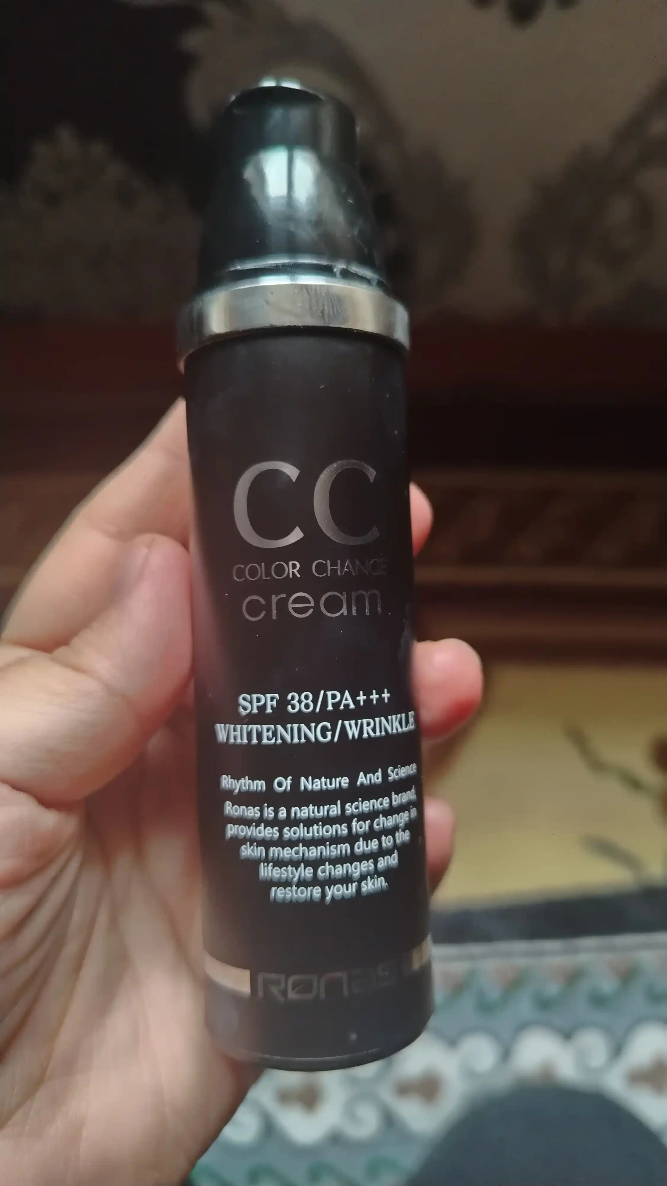 Ronas CC quyoshdan himoyalovchi krem SPF 38 PA+++, 50 ml