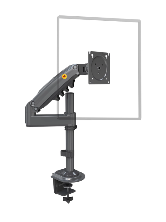 17-30 dyuymli, 9 kg gacha bo'lgan monitor uchun North Bayou H100 kronshteyn, qora - 
