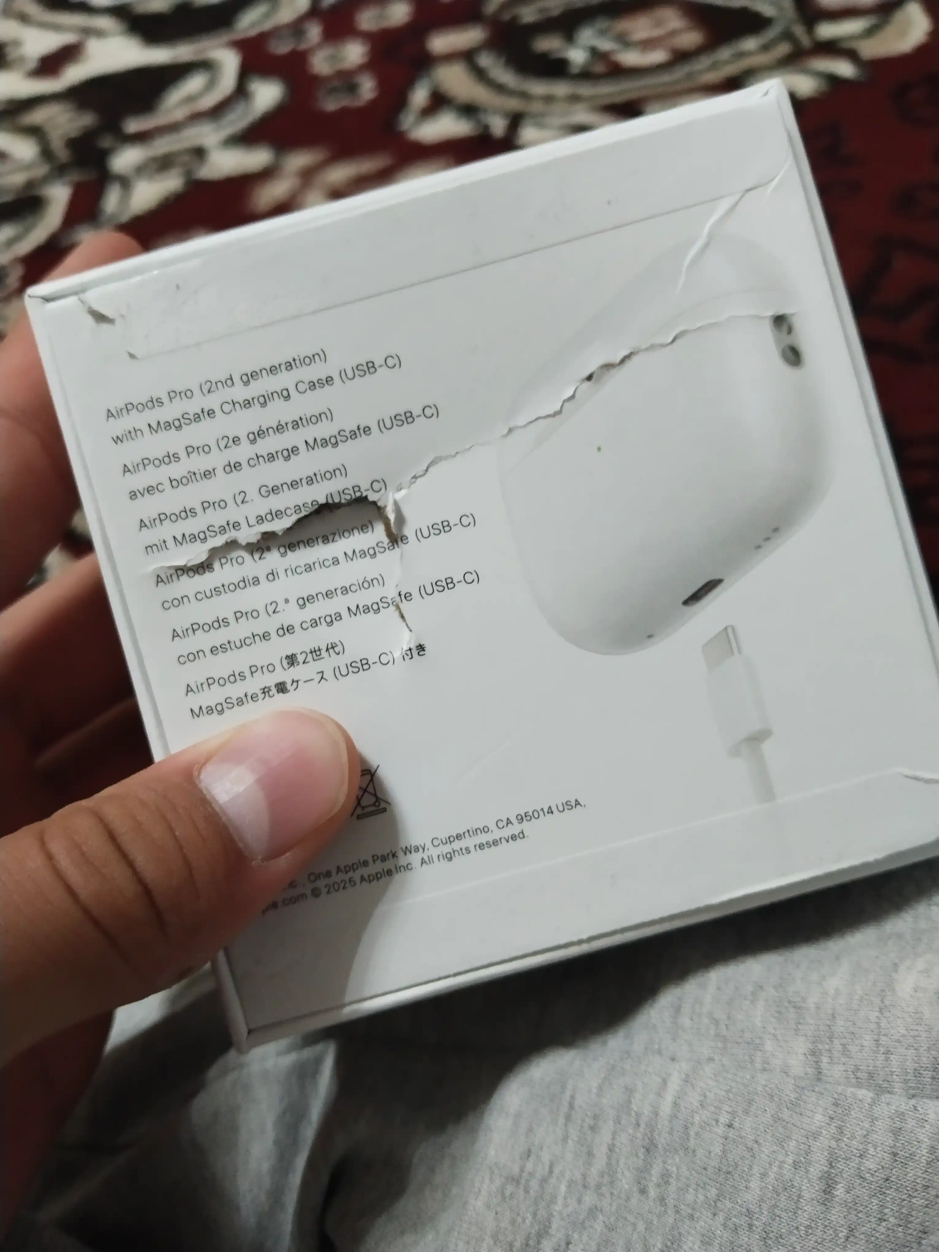 Simsiz quloqchinlar Pods Pro 2/Pods Pro 3 sensorli, iPhone va Android uchun naushnik