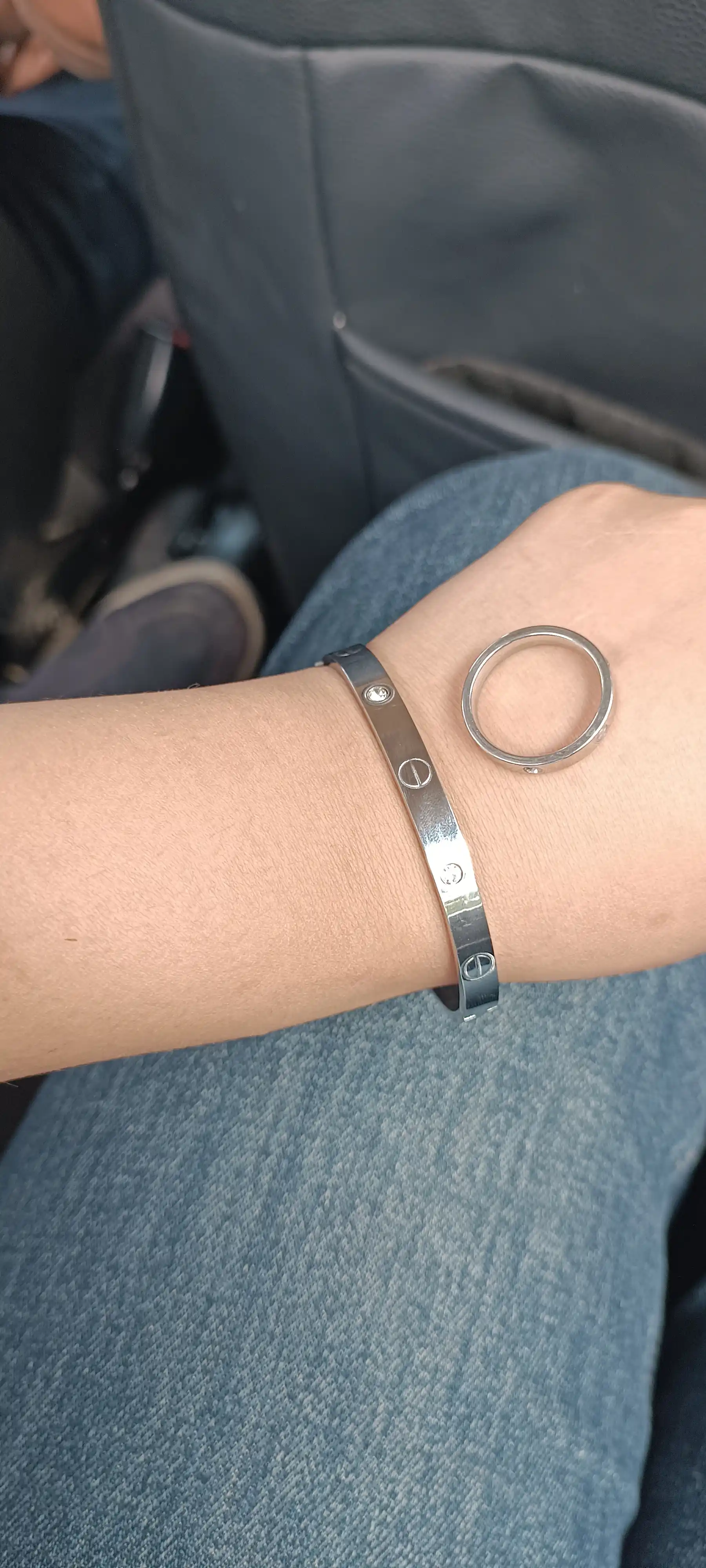 Женский браслет с кольцом Cartier Love, Cartier Clash, Cartier Nail, Bvlgari, Vanclef